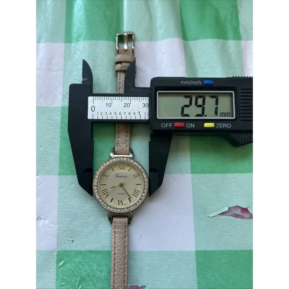 Geneva Beige Dial And Band Women’s Quartz Watch